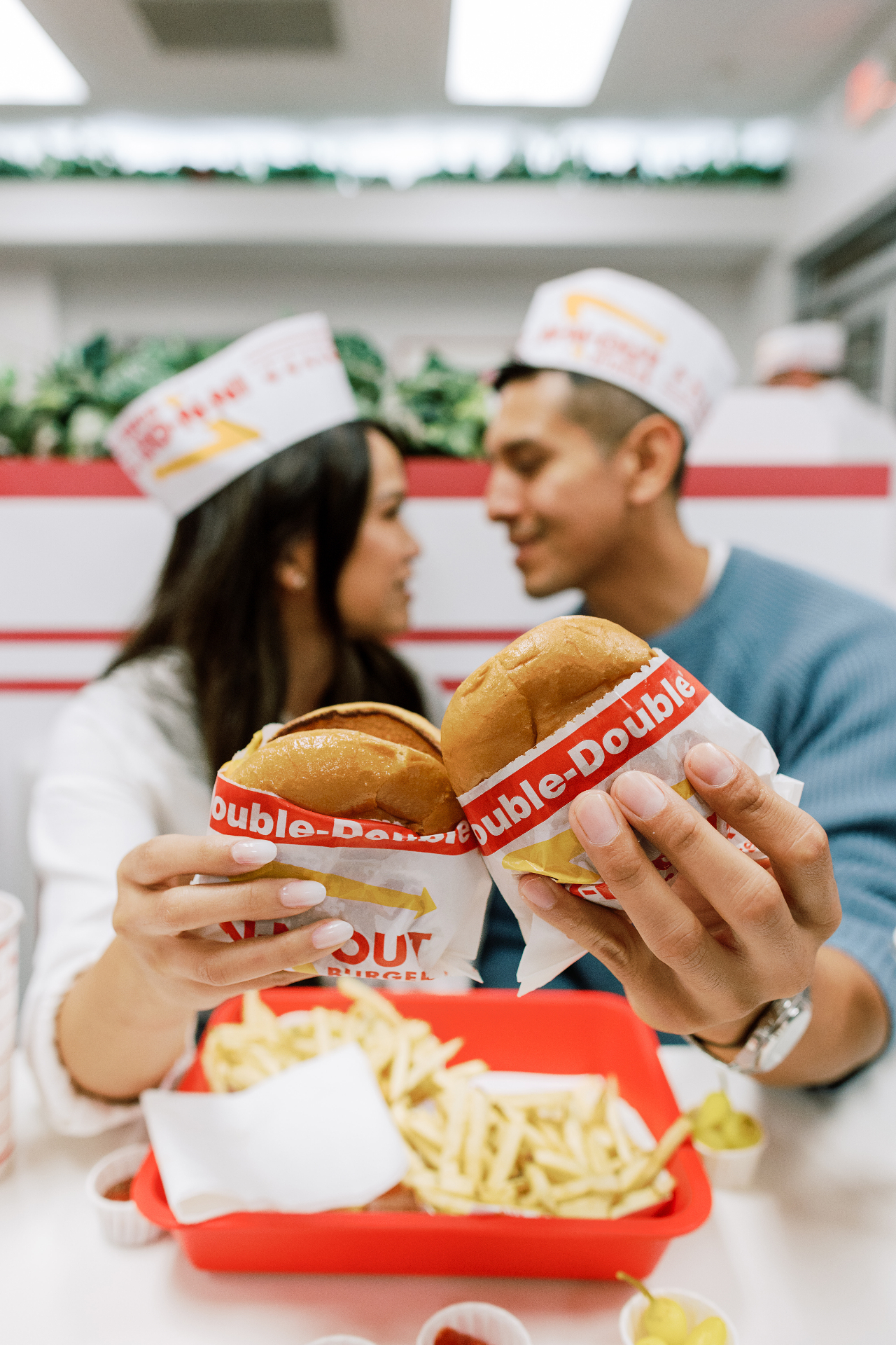 Mar and Virginia at In-N-Out